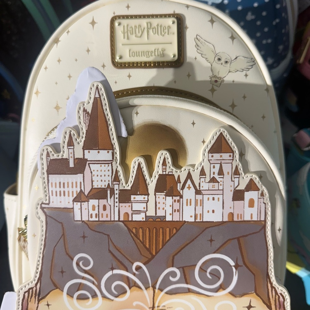 Harry Potter Loungefly Cream Backpack